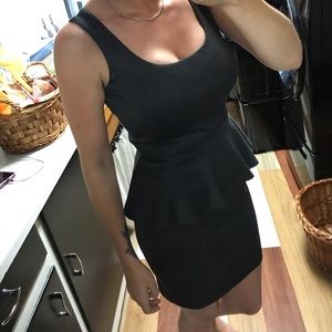 Love…ady Mini Dress Made in USA Dark Gray Size Small